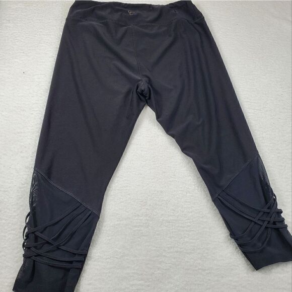 Cali Active Wear Criss Cross Leggings Black Size XL - Picture 11 of 11